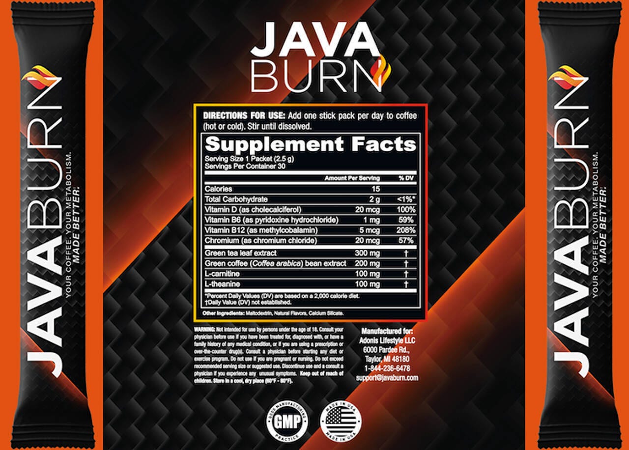 java burn label